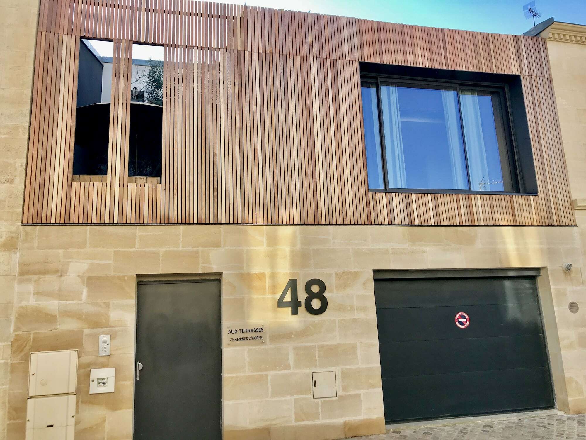 Aux Terrasses Bed & Breakfast Bordeaux Bagian luar foto